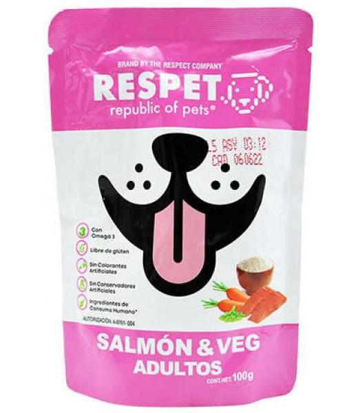 ALIMENTO PARA PERRO ADULTO SALMON VEGETALES 100 G RESPET COMPANY