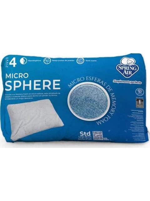ALMOHADA DE MICROESPERAS MEMORY BLANCO SPRING AIR