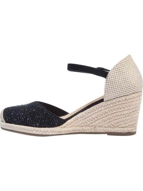 ALPARGATA CON PEDRERIA NEGRO SHOSH