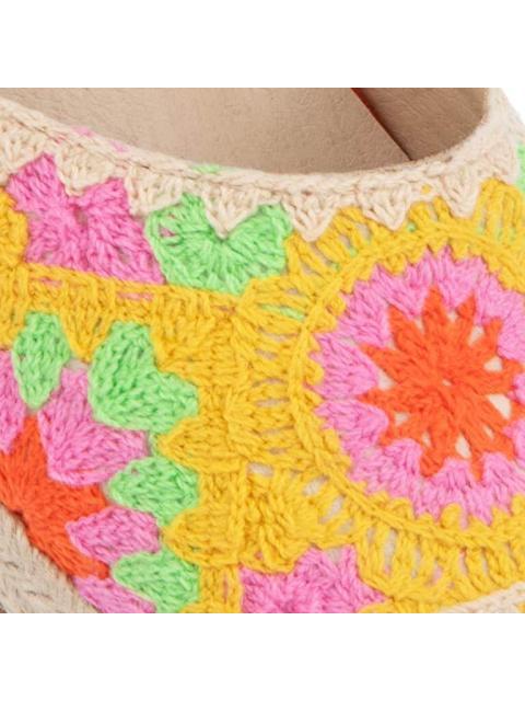 ALPARGATA TEJIDA MULTICOLOR SHOSH