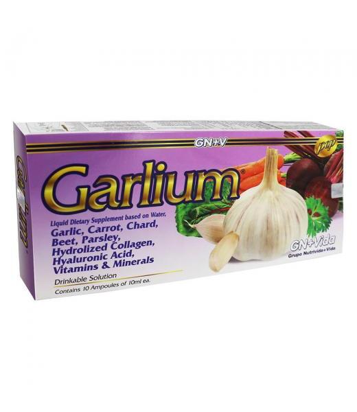 AMP. GARLIUM C 10 C AJOZANAHORIAACELGABETABELPEREJILCOLAGEN GN+VIDA