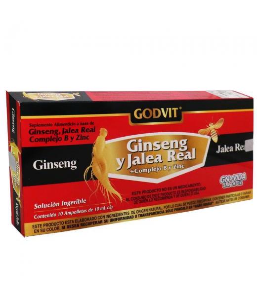 AMP. GINSENG PANAX + ANTIOXIDANTES C 10 GN+VIDA