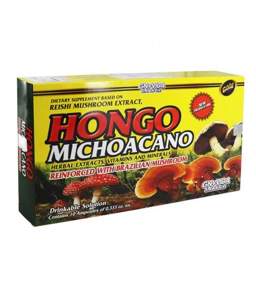 AMP. HONGO MICHOACANO C 10 EXTRACTOS HERBALES VIT. Y MINERALES GN+VIDA