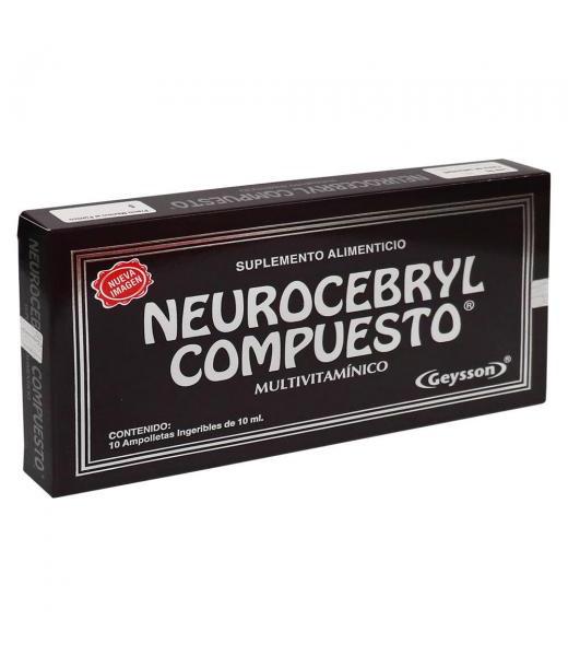 AMP. NEUROCEBRYL COMPUESTO C 10 MORADA MULTIVITAMINICO GEYSSON