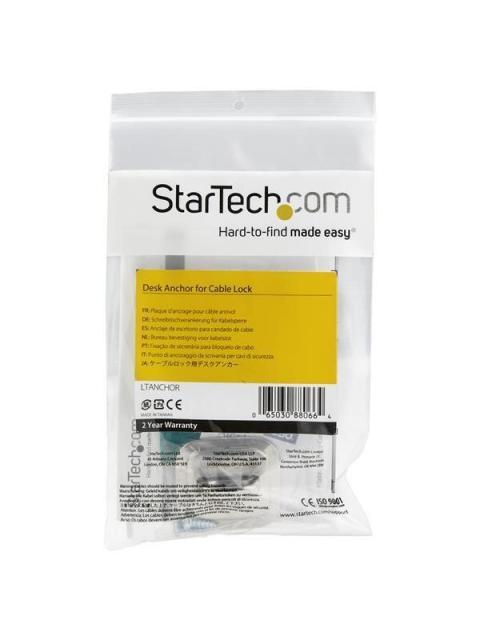 ANCLA PARA CABLE CON CANDADO STARTECH LTANCHOR