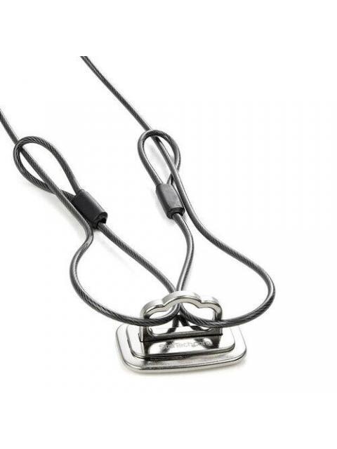 STARTECH  ANCLAJE PARA CABLE DE SEGURIDAD LTANCHORL ACERO PLATA