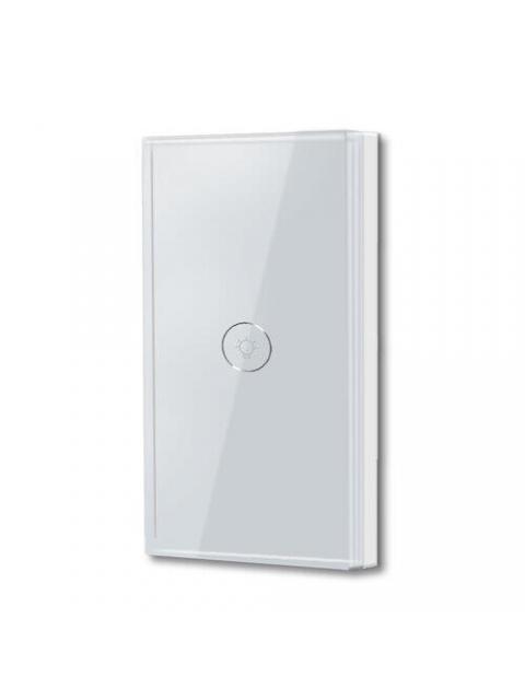 TECHZONE INTERRUPTOR DE LUZ INTELIGENTE TZAPASH01 1 BOTON WIFI BLANCO