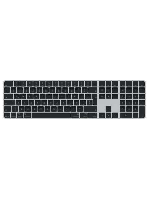 APPLE MAGIC KEYBOARD TOUCH ID USB-BLUETOOTH NEGRO-PLATA ESPANOL