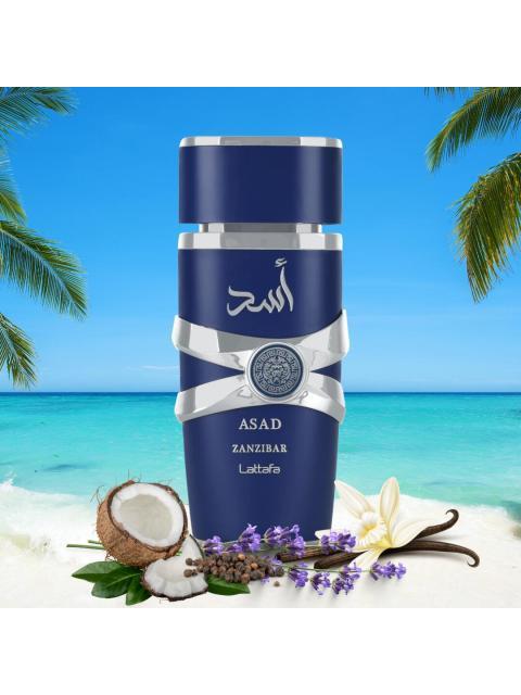 ASAD ZANZIBAR LATTAFA PERFUMES 100 ML EDP SPRAY - HOMBRE