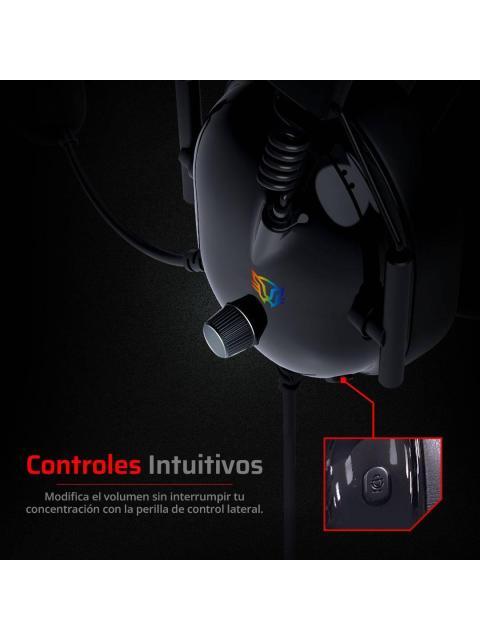 AUDIFONOS GAMER ALAMBRICO AVIATOR LEVEL HA757 BALAM RUSH LEGEND SERIES SONIDO ENVOLVENT MICROFONO OMNIDIRECCIONAL