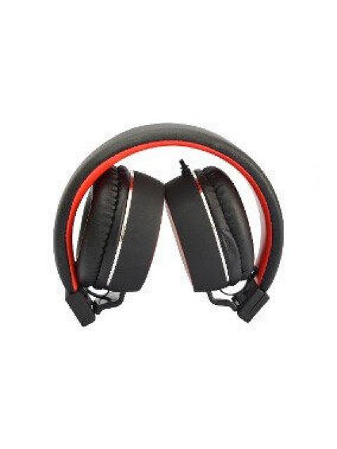 NACEB AUDIFONOS CON MICROFONO NA-0310R ALAMBRICO 1.2 METROS 3.5MM NEGRO-ROJO