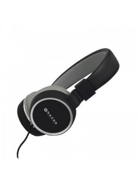 NACEB AUDIFONOS CON MICROFONO NA-0310G ALAMBRICO 1.2 METROS 3.5MM NEGRO-GRIS