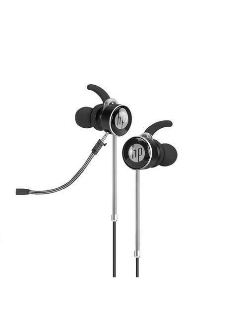 AUDIFONOS NEGRO HP DHE7004 STEREO DEEP BASS CON MICROFONO PLAY-PAUSA AVANZAR ENTRADA AUXILIAR 3.5MM - FUNCION MANOS LIBRES PARA HABLAR POR CELULAR