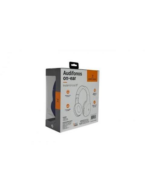 PERFECT CHOICE AUDIFONOS CON MICROFONO PC-116769 BLUETOOTH INALAMBRICO USB NEGRO-AZUL