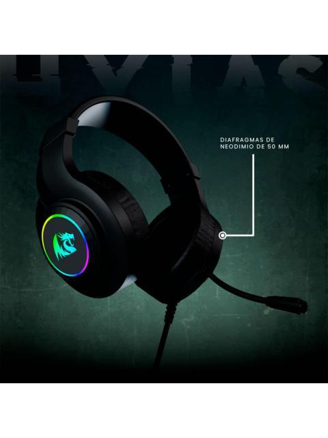 AUDIFONOS REDRAGON HYLAS NEGRO