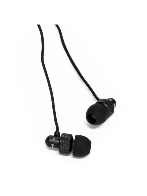VORAGO AUDIFONOS INTRAURICULARES CON MICROFONO EP-304 ALAMBRICO 3.5MM NEGRO