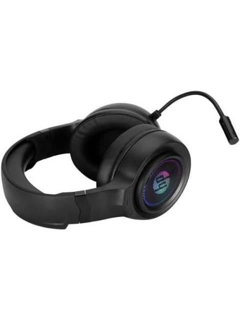 AURICULARES ESTEREO PARA JUEGOS CON USB HP DHE8008U USB. LUZ RGB