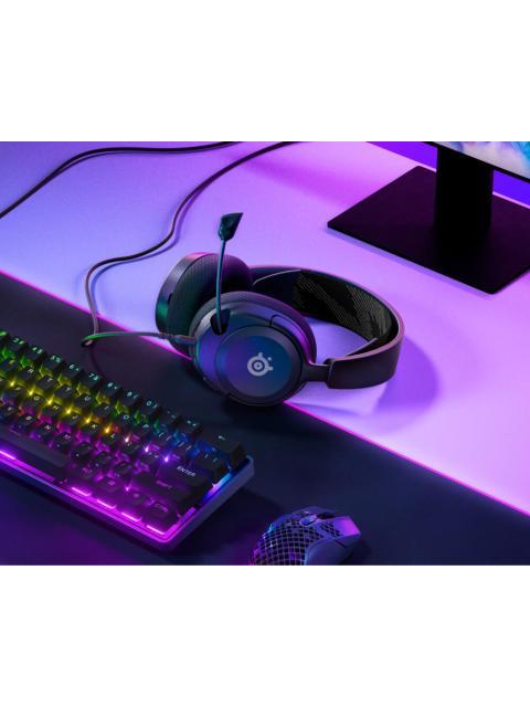 AURICULARES GAMING ARCTIS NOVA 1. CONTROLADORES DE ALTA FIDELIDAD. AUDIO ESPACIAL DE 360°. MICROFONO CON CANCELACION DE RUIDO. PC PS5-PS4 SWITCH XBOX