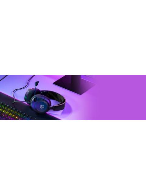 AURICULARES GAMING ARCTIS NOVA 1. CONTROLADORES DE ALTA FIDELIDAD. AUDIO ESPACIAL DE 360°. MICROFONO CON CANCELACION DE RUIDO. PC PS5-PS4 SWITCH XBOX