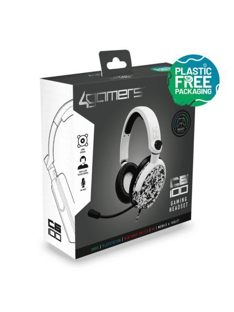 AURICULARES PARA JUEGOS 4GAMERS C6100CAMOWHT4G (CAMUFLAJE BLANCO)
