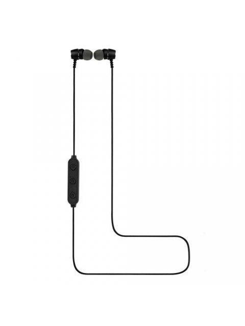 PERFECT CHOICE AUDIFONOS INTRAURICULARES CON MICROFONO STACCATO INALAMBRICO BLUETOOTH USB NEGRO