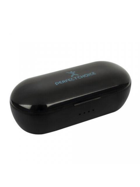 PERFECT CHOICE AUDIFONOS INTRAURICULARES BASSOONS INALAMBRICO BLUETOOTH NEGRO-AZUL