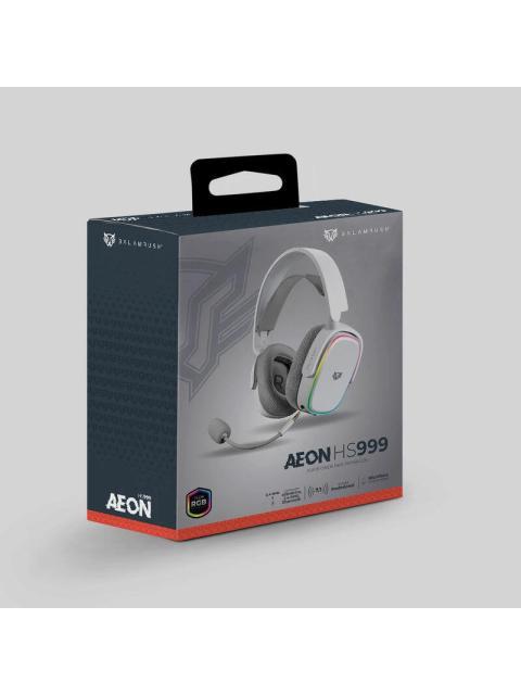 BALAM RUSH AUDIFONOS GAMER AEON HS999 7.1 ALAMBRICO-INALAMBRICO 3.5MM-BLUETOOTH BLANCO