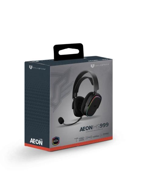 BALAM RUSH AUDIFONOS GAMER AEON HS999 7.1 ALAMBRICO-INALAMBRICO 3.5MM-BLUETOOTH NEGRO