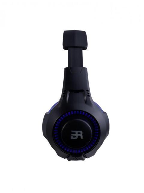 BALAM RUSH AUDIFONOS GAMER BASS ALAMBRICO 1.8 METROS 3.5MM-USB NEGRO