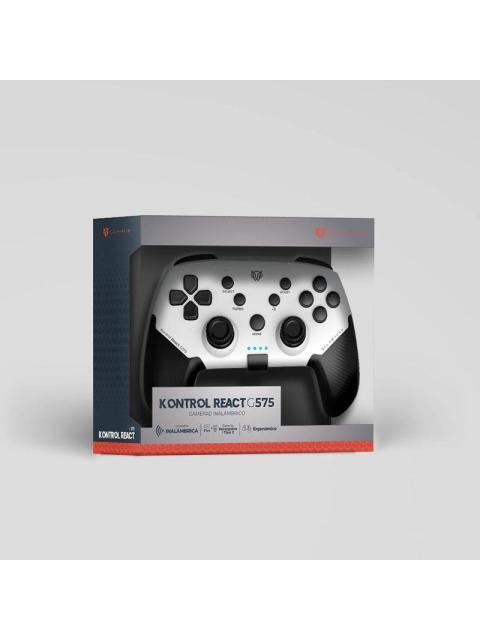 BALAM RUSH GAMEPAD KONTROL REACT G575 INALAMBRICO BLUETOOTH NEGRO-BLANCO