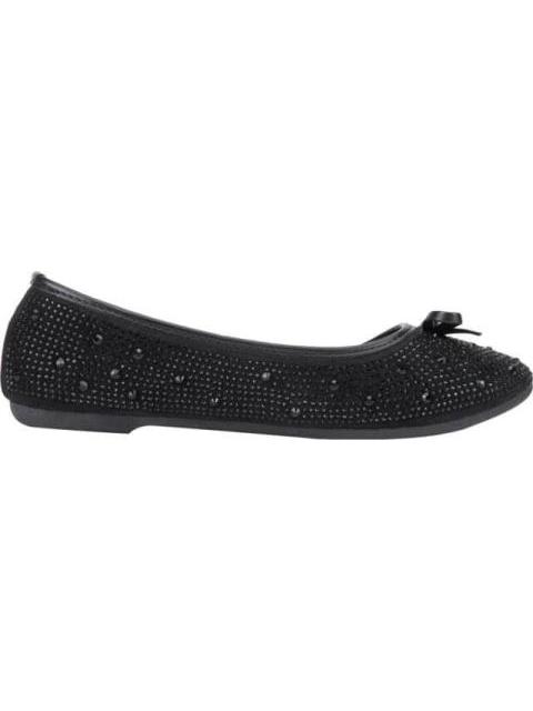 BALLERINA CON PEDRERIA NEGRO SHOSH