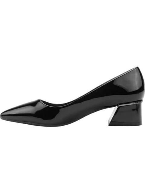 BALLERINA TACON ANCHO NEGRO VI LINE FASHION