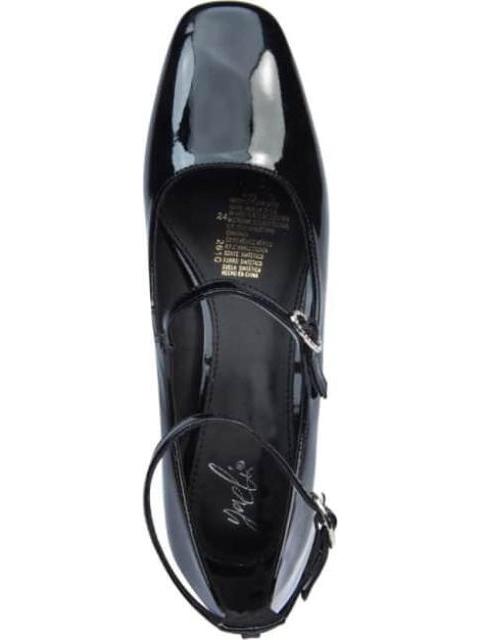 BALLERINA TACON MEDIO CON HEBILLAS NEGRO VI LINE FASHION