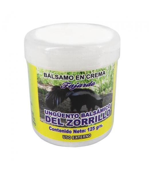 BALSAMO EN CREMA UNGUENTO BALSAMICO DEL ZORRILLO 125 GR. CENTRO BOTANICO FAJARDO
