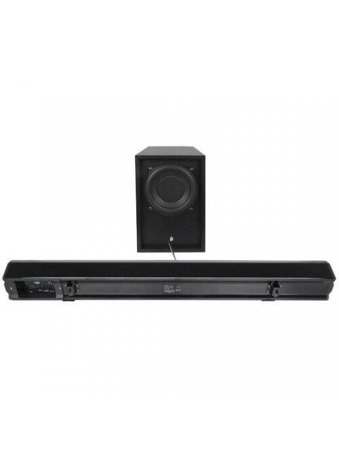 PERFECT CHOICE BARRA DE SONIDO CON SUBWOOFER MINUETTO BLUETOOTH INALAMBRICO 2.1 400W RMS USB NEGRO