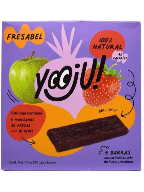 BARRA MANZANA FRESA BETABEL 35 G YOOJU P 5