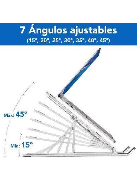 BASE BROBOTIX PARA LAPTOP 45 PULGADAS MULTIFUNCIONAL DE ALUMINIO 263564