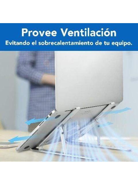 BASE BROBOTIX PARA LAPTOP 45 PULGADAS MULTIFUNCIONAL DE ALUMINIO 263564