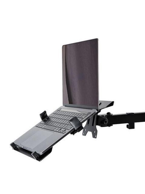 BASE STARTECH VESA PARA LAPTOP 9.3 - 16.5 PULGADAS HASTA 4.5KG AJUSTABLE NEGRO LAPTOP-ARM-TRAY