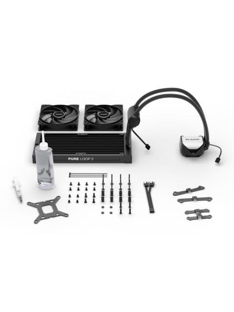BE QUIET! PURE LOOP 2 ENFRIAMIENTO LIQUIDO PARA CPU 2X 120MM HASTA 2100RPM NEGRO
