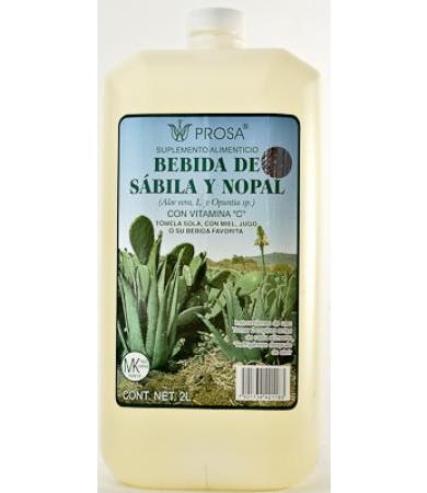 BEBIDA DE SABILA Y NOPAL 2 L PROSA