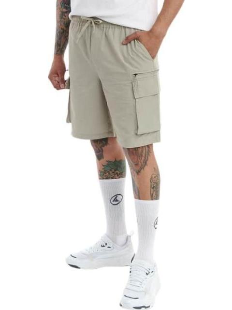 BERMUDA SHORT ROPA CASUAL BEIGE ARRIBA DE LA MONTANA