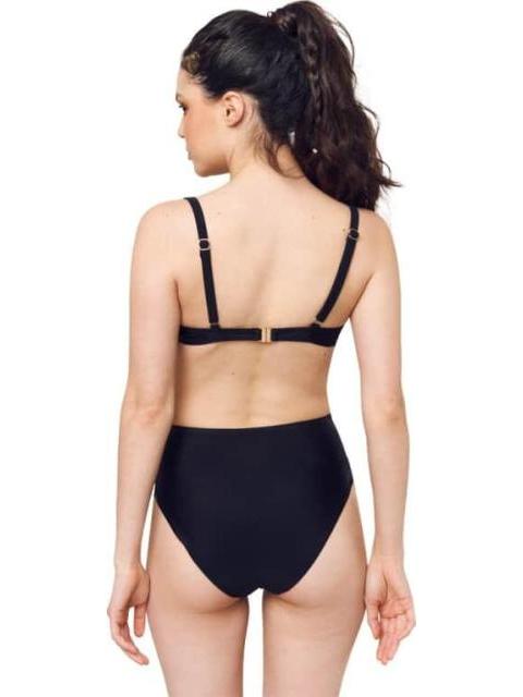 PANTI DE BIKINI DRAPEADO NEGRO HOLLY LAND