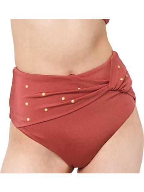 PANTI DE BIKINI CON PERLAS MAQUILLAJE HOLLY LAND