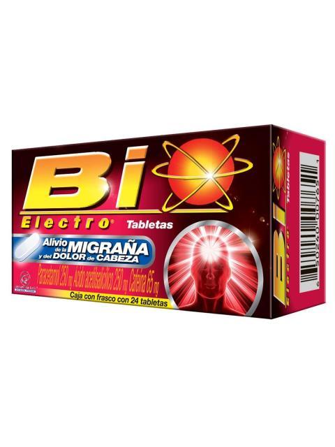 BIO ELECTRO ANALG EXHIBODOR CON 24 TABLETAS
