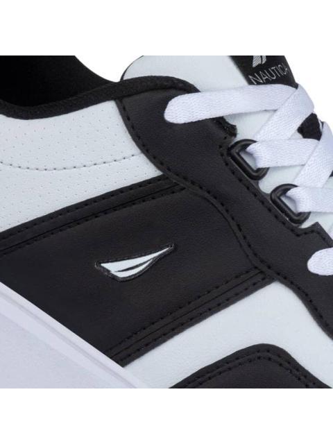 BIRCHY TENIS URBANO BASICO BLANCO/NEGRO NAUTICA