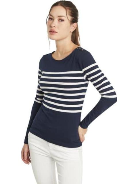 BLUSA RAYAS AZUL MARINO HOLLY LAND