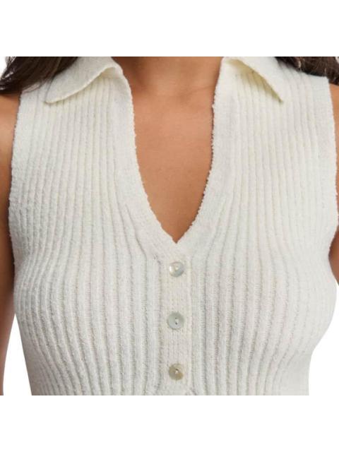 BLUSA ACANALADA MARFIL HOLLY LAND