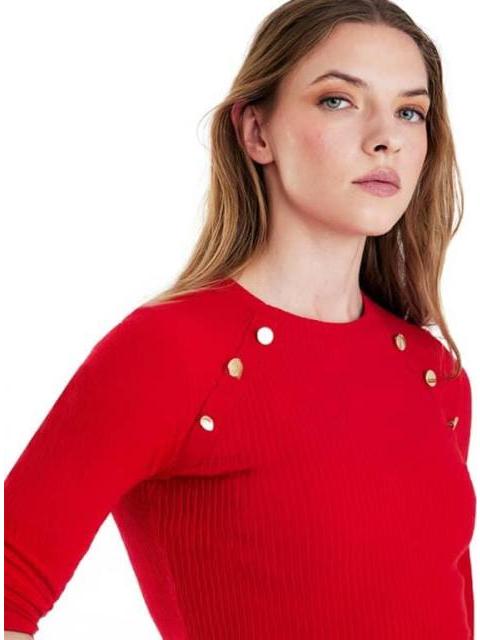 BLUSA BASICA ROJO HOLLY LAND