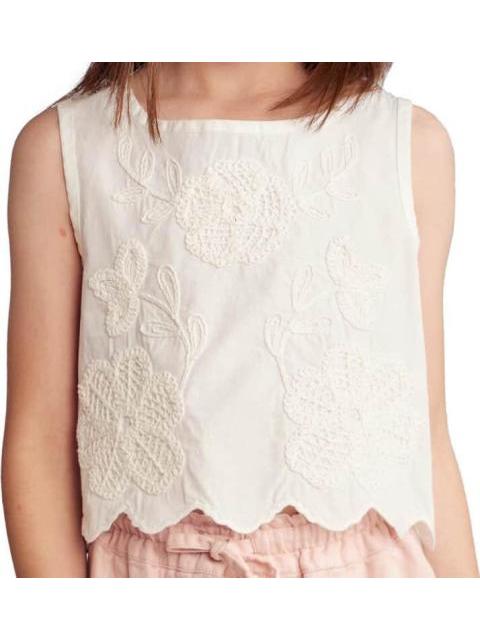 BLUSA BORDADA BLANCO HOLLY LAND KIDS